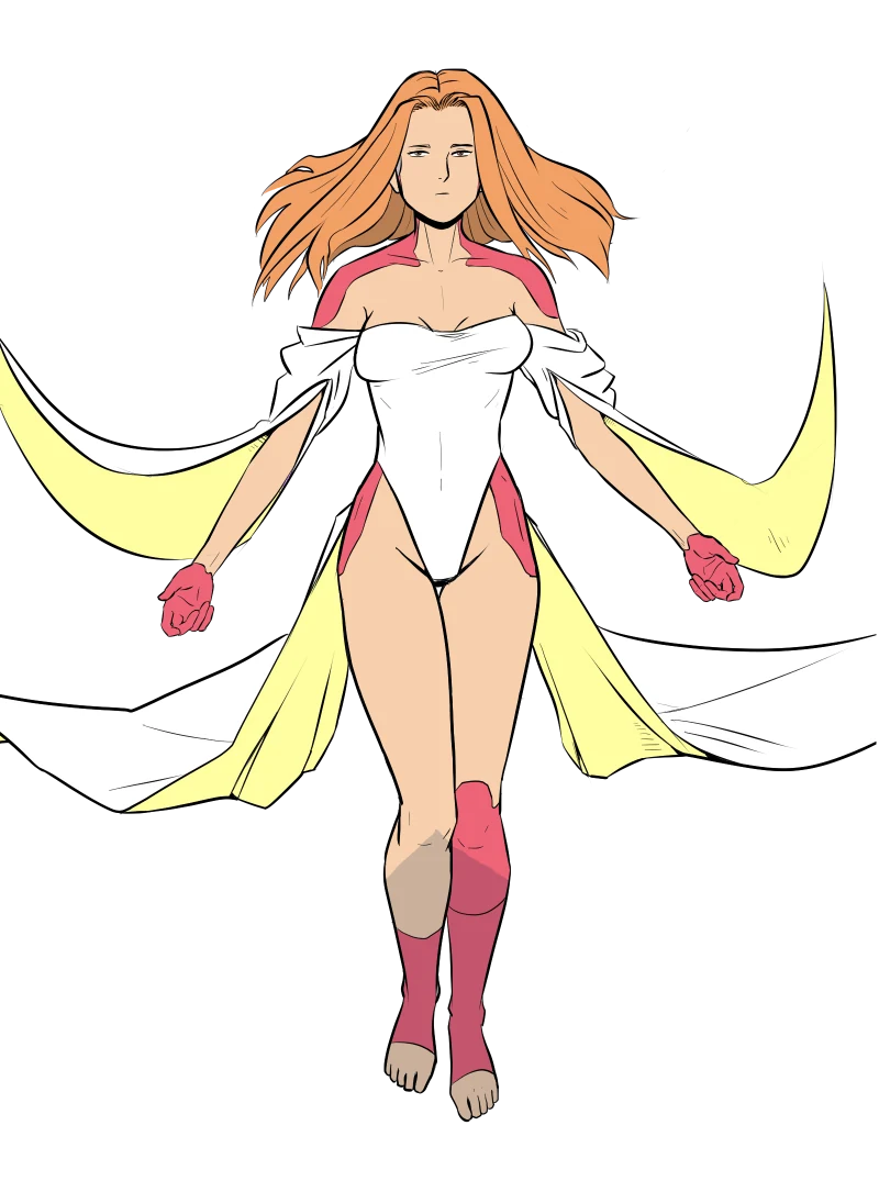 Claudia, original comic character artwork