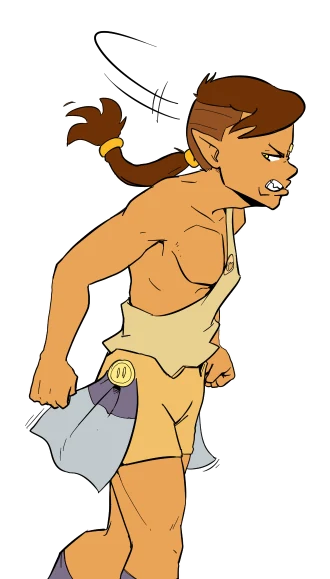 Fring, original comic character artwork
