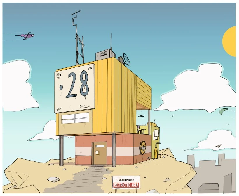 Rogue Division headquarters from the comic