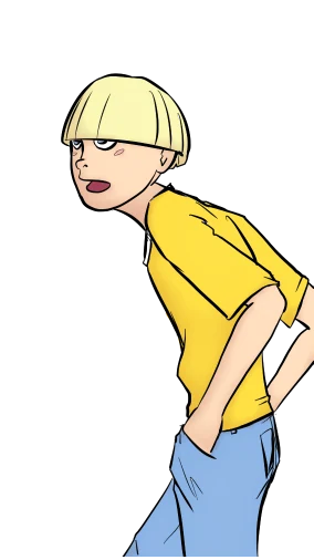 Huxi, original comic character artwork