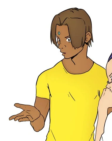 Peter, original comic character artwork