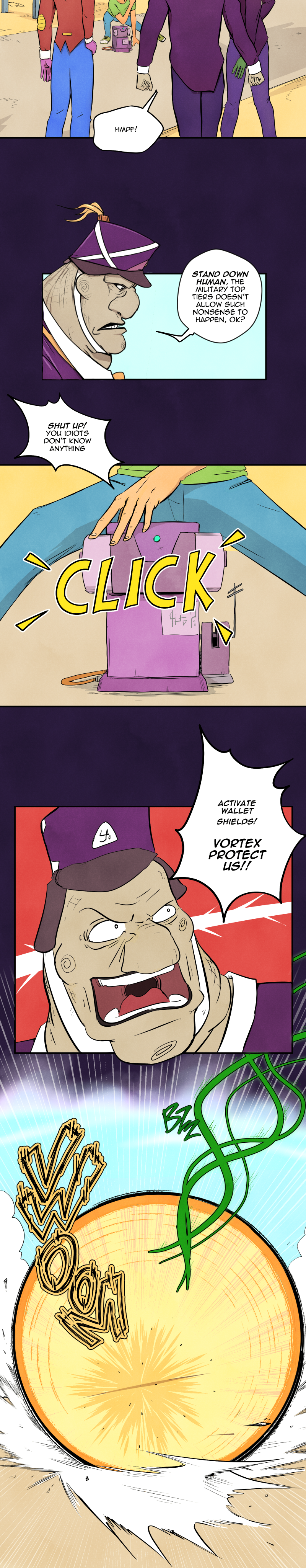 Scatter Space Part 1, comic section 4 of 7.