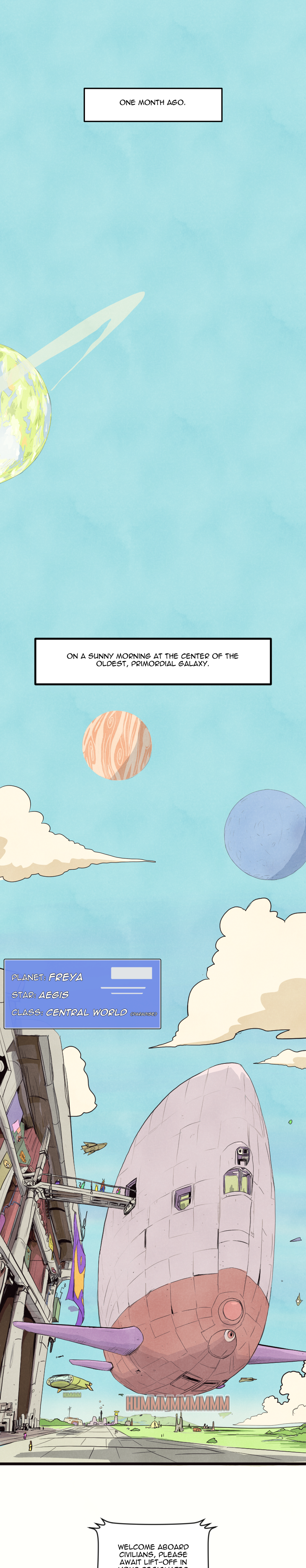 Scatter Space Part 2, comic section 2 of 11.