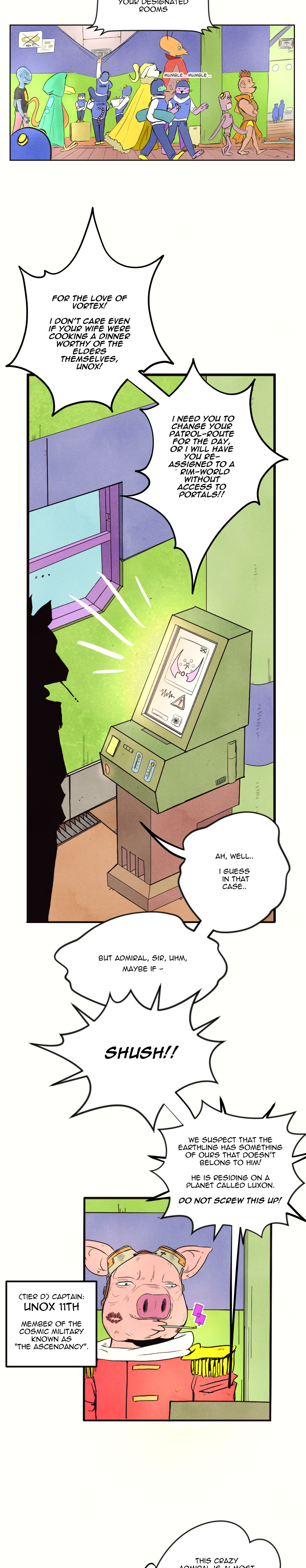 Scatter Space Part 2, comic section 3 of 11.