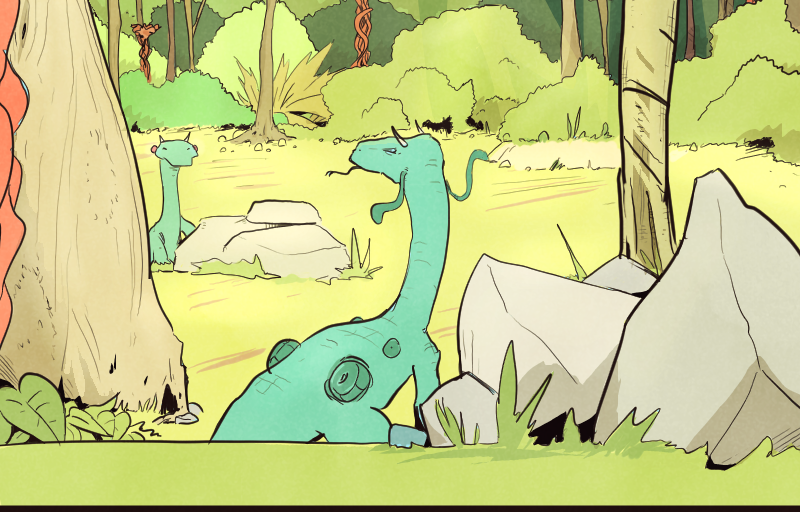 Scatter Space Part 2, comic section 5 of 11.