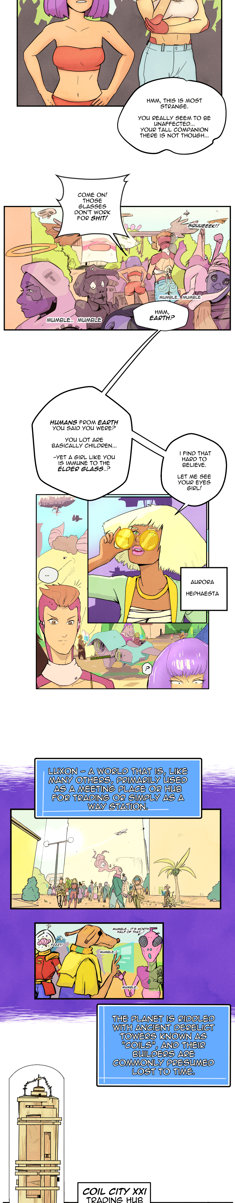 Scatter Space Part 2, comic section 7 of 11.