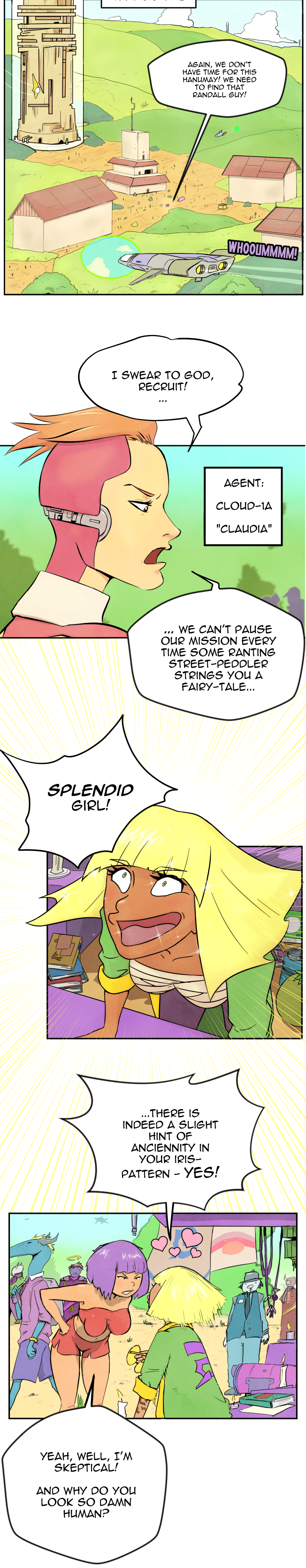 Scatter Space Part 2, comic section 8 of 11.