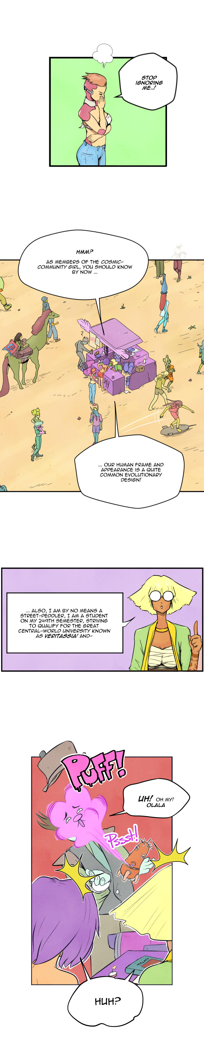 Scatter Space Part 2, comic section 9 of 11.