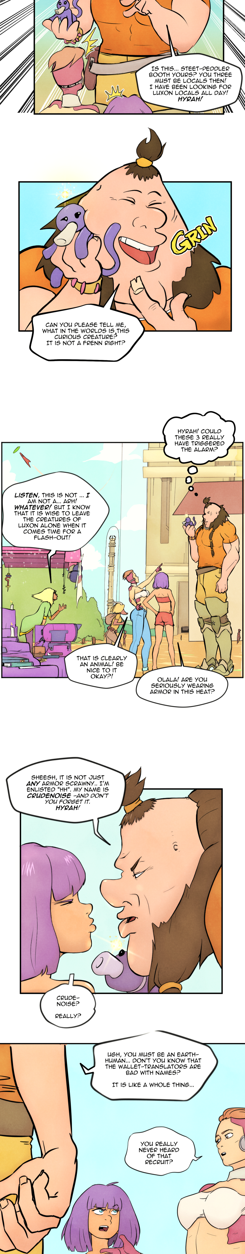 Scatter Space Part 3, comic section 3 of 9.