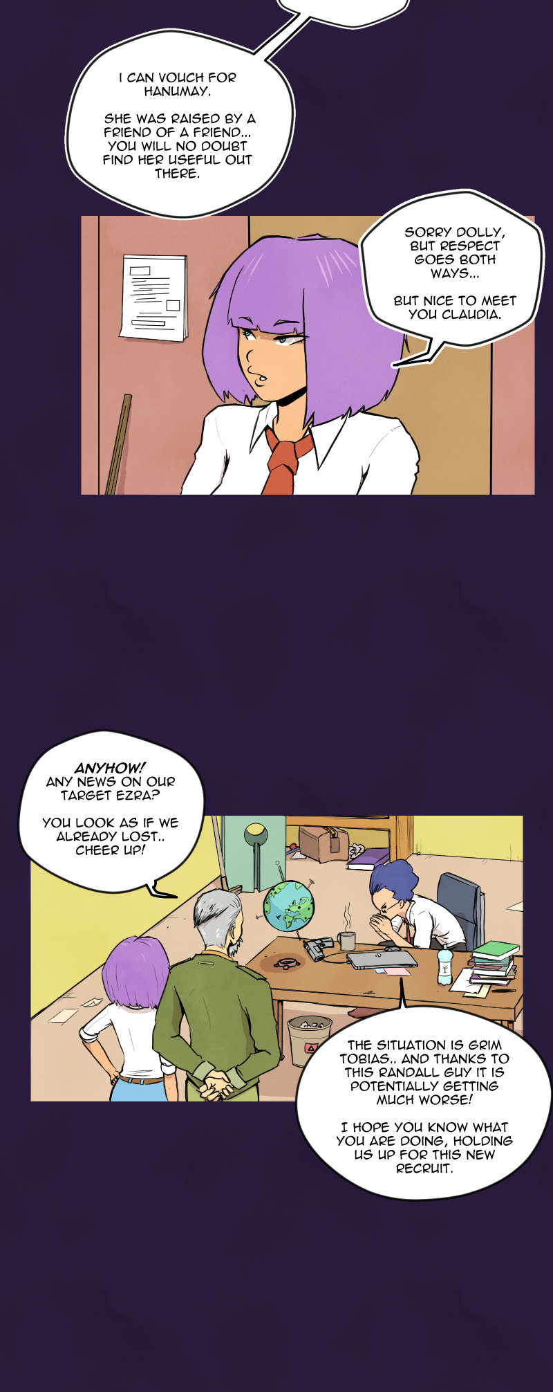 Scatter Space Part 3, comic section 9 of 9.