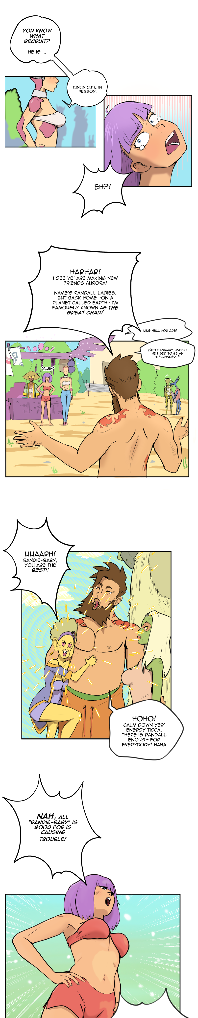 Scatter Space Part 4, comic section 3 of 13.