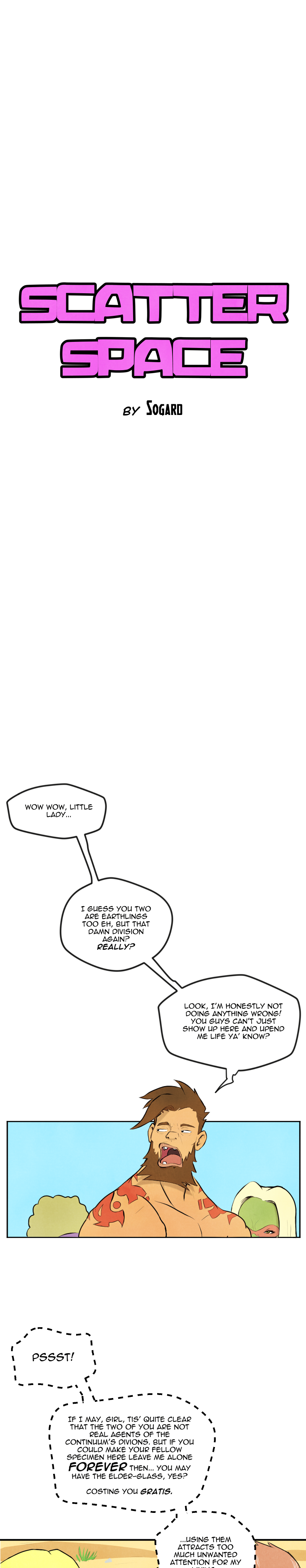 Scatter Space Part 4, comic section 6 of 13.