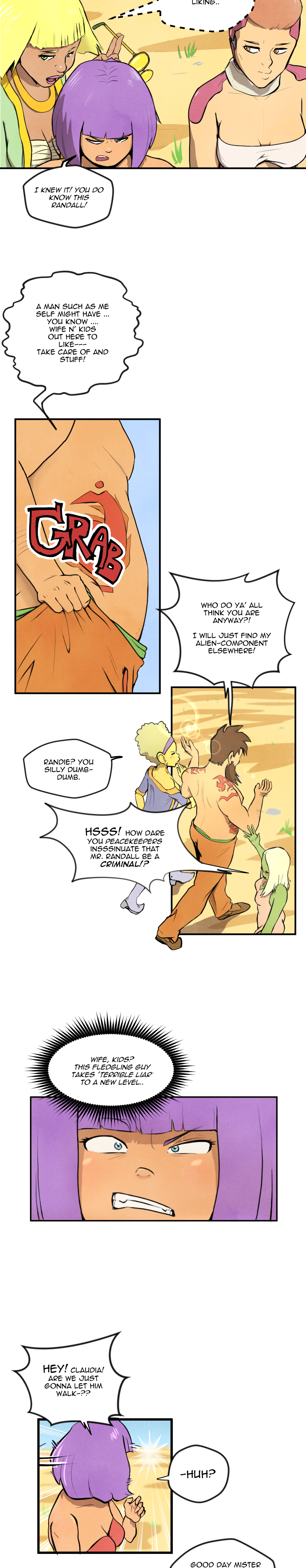 Scatter Space Part 4, comic section 7 of 13.