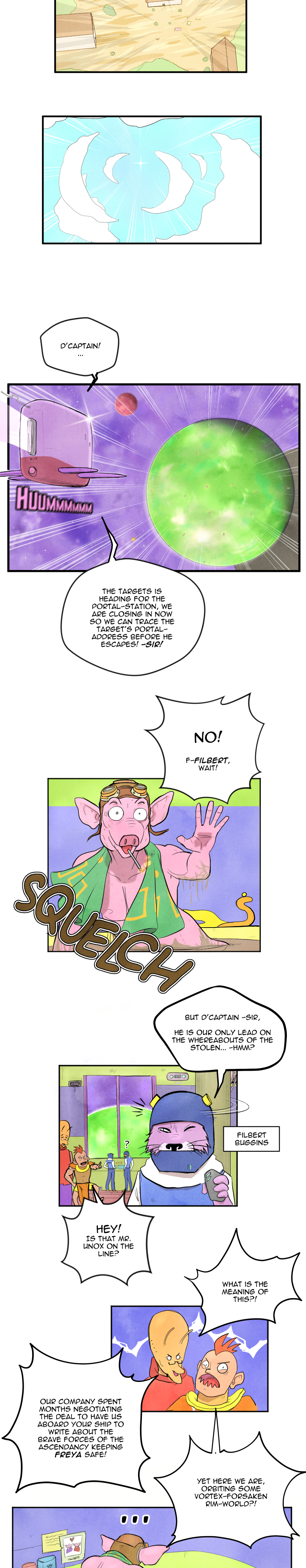 Scatter Space Part 4, comic section 12 of 13.