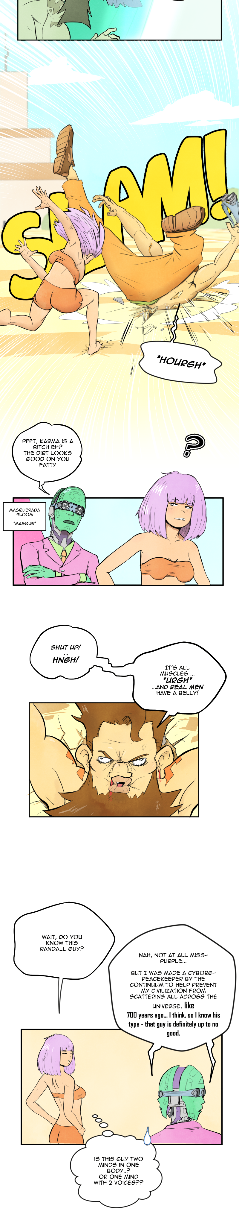 Scatter Space Part 5, comic section 2 of 15.