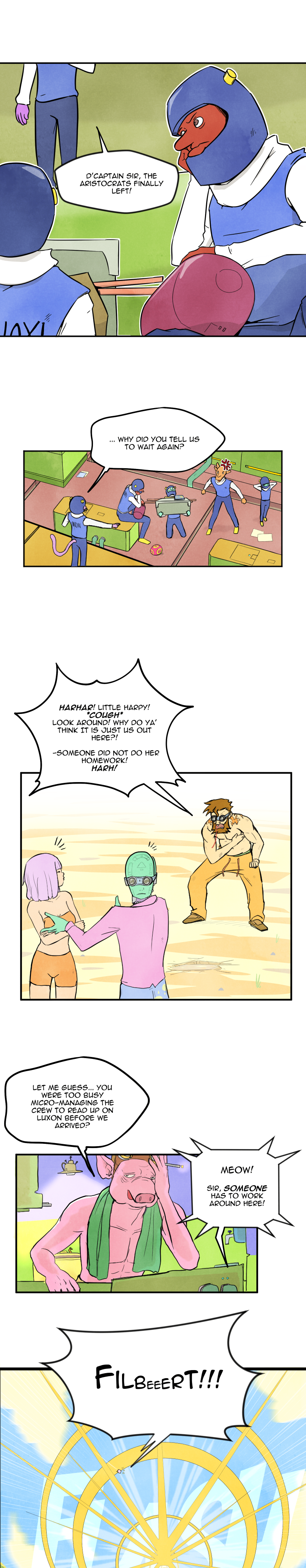 Scatter Space Part 5, comic section 4 of 15.