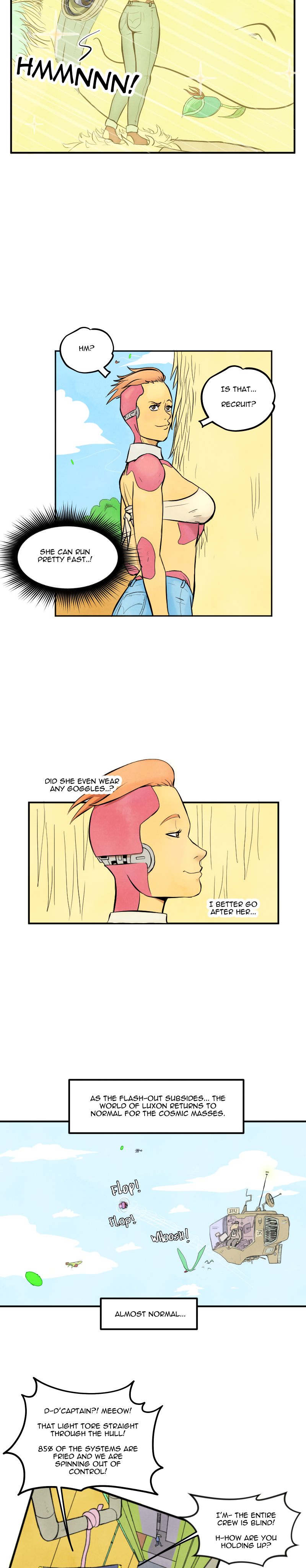 Scatter Space Part 5, comic section 10 of 15.