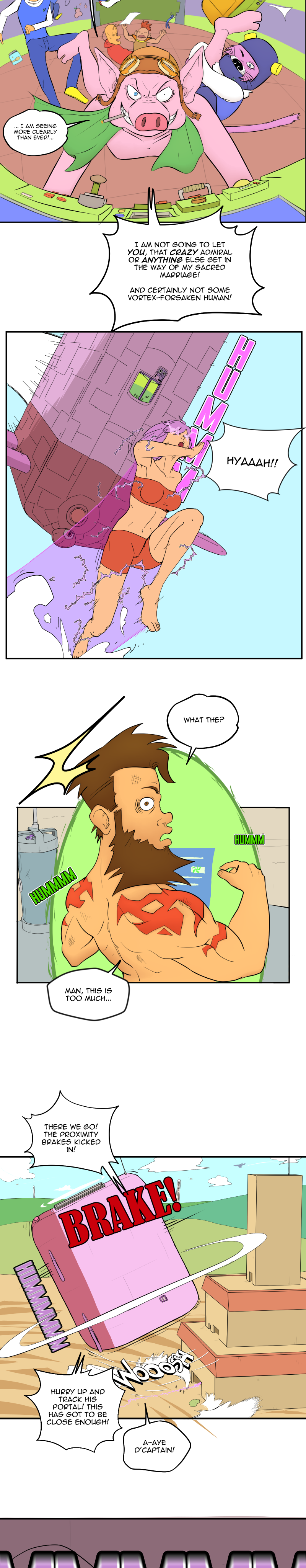 Scatter Space Part 6, comic section 2 of 14.