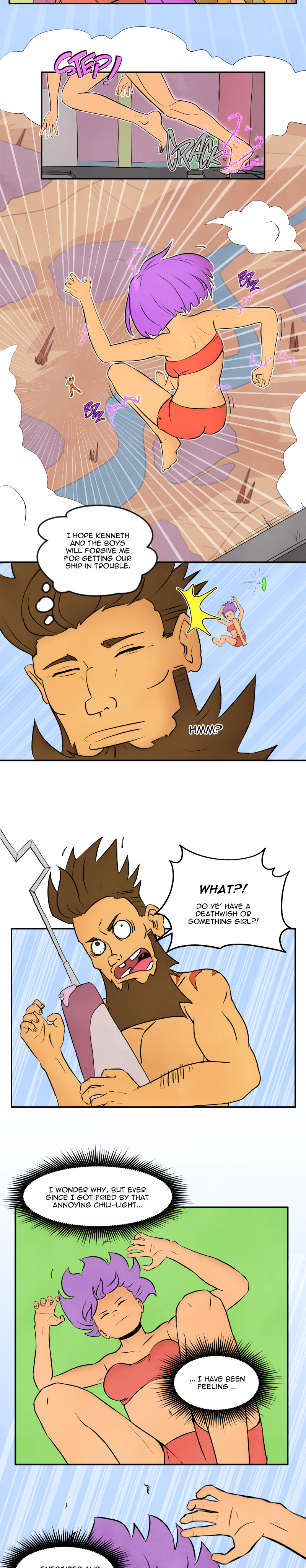 Scatter Space Part 6, comic section 7 of 14.