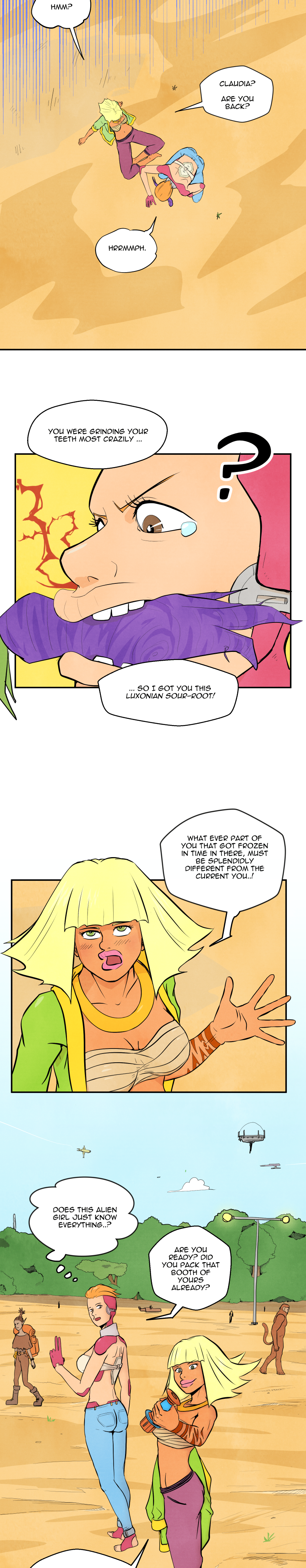 Scatter Space Part 7, comic section 2 of 22.