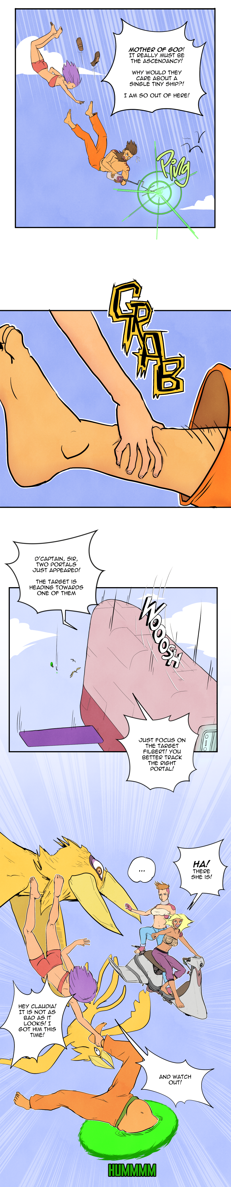 Scatter Space Part 7, comic section 11 of 22.
