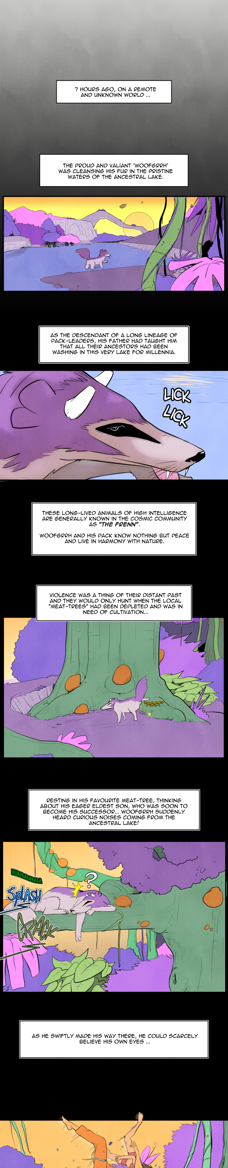 Scatter Space Part 7, comic section 13 of 22.