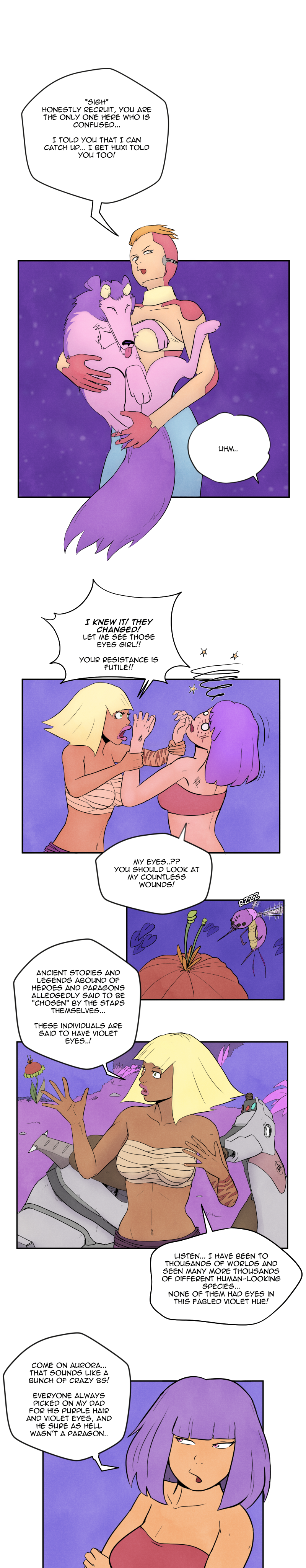Scatter Space Part 7, comic section 15 of 22.