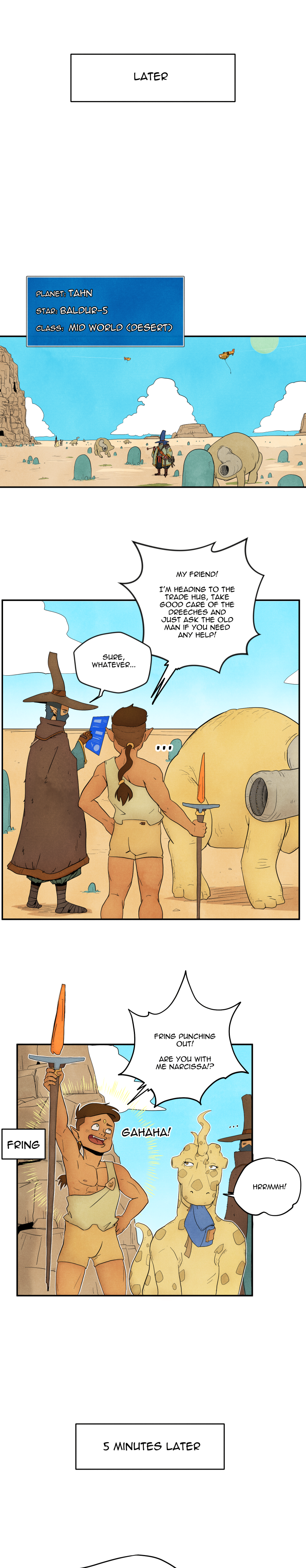 Scatter Space Part 8, comic section 3 of 14.