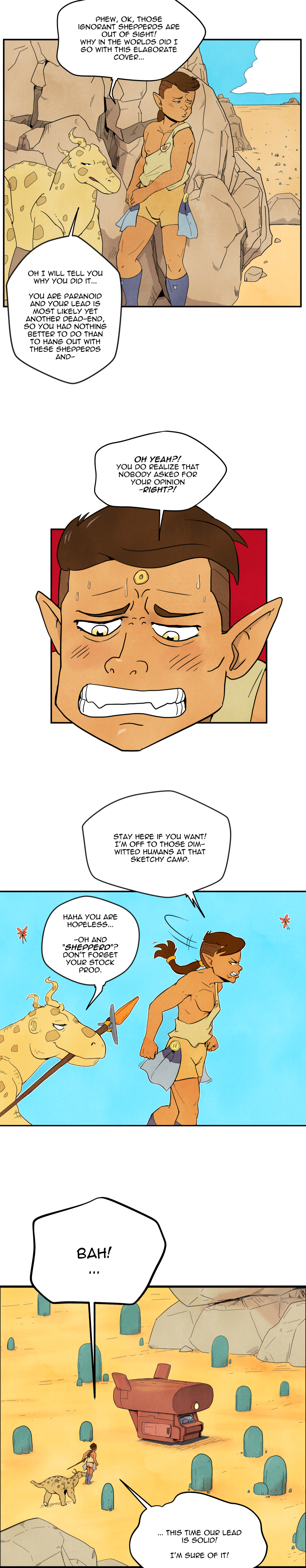 Scatter Space Part 8, comic section 4 of 14.