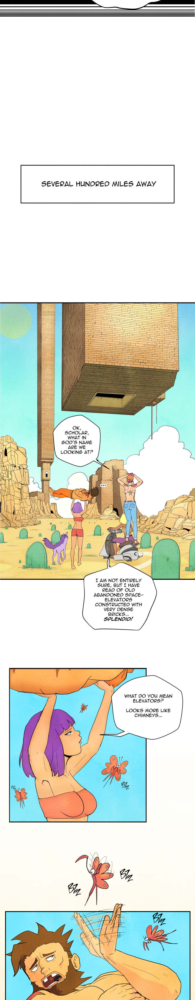 Scatter Space Part 8, comic section 5 of 14.