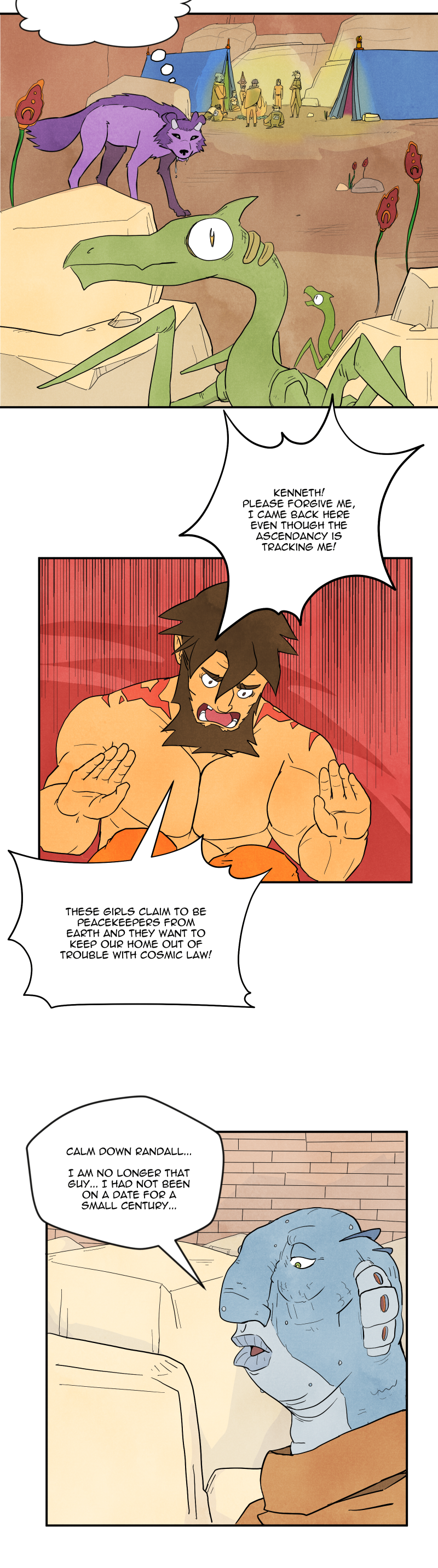 Scatter Space Part 8, comic section 7 of 14.