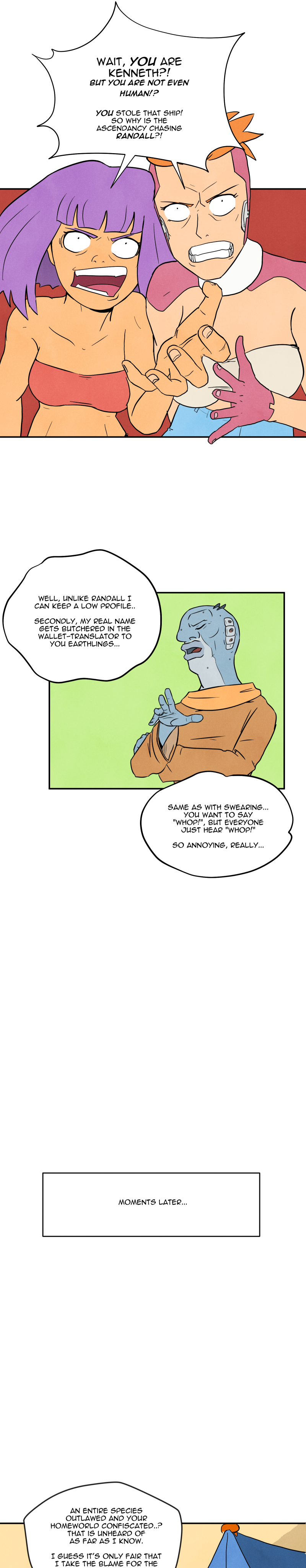 Scatter Space Part 8, comic section 12 of 14.