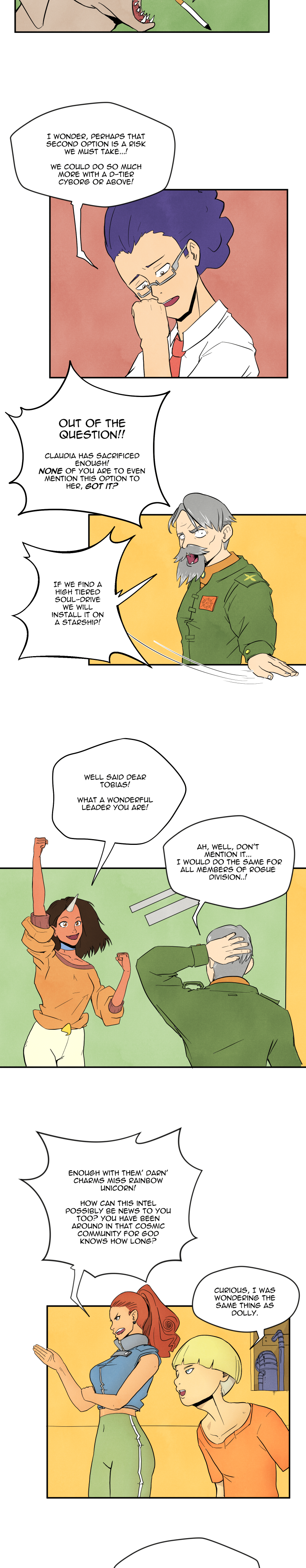 Scatter Space Part 8, comic section 9 of 14.