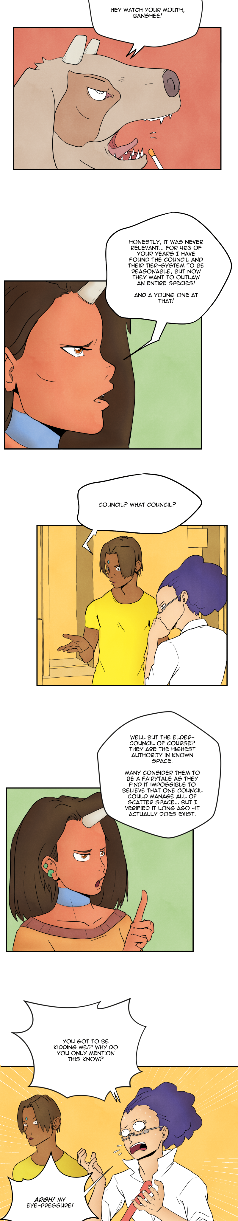 Scatter Space Part 8, comic section 10 of 14.