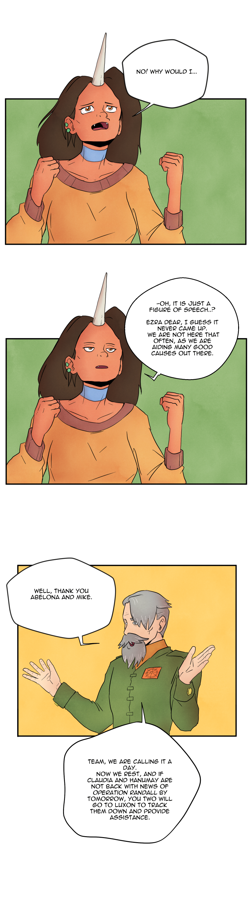 Scatter Space Part 8, comic section 14 of 14.