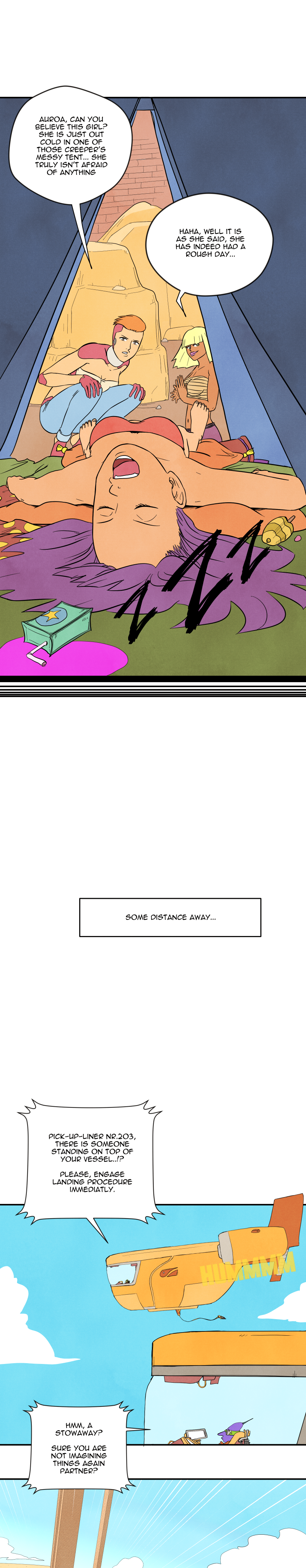 Scatter Space Part 9, comic section 4 of 22.