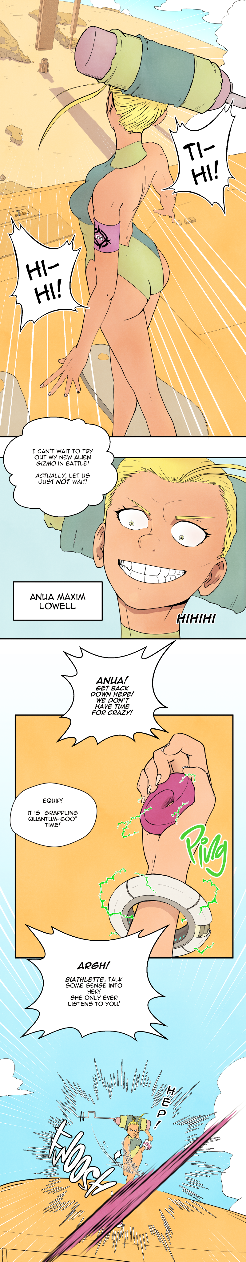 Scatter Space Part 9, comic section 5 of 22.