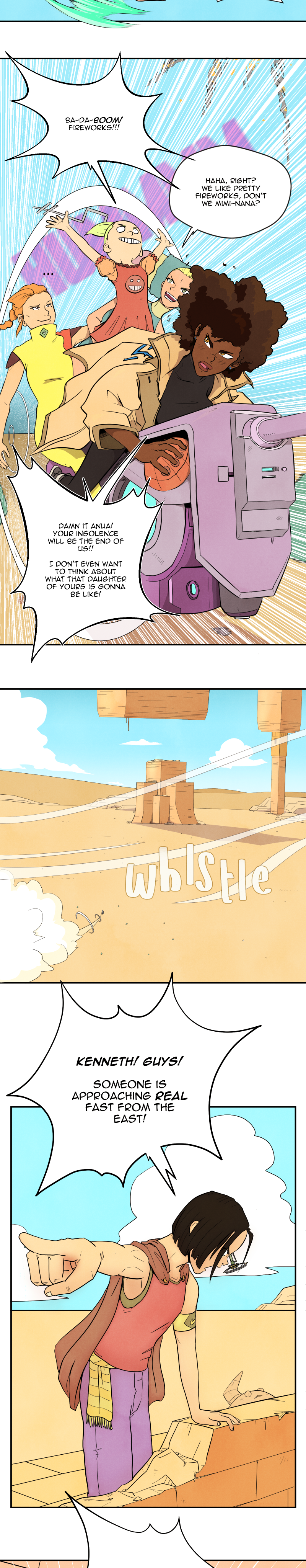 Scatter Space Part 9, comic section 7 of 22.