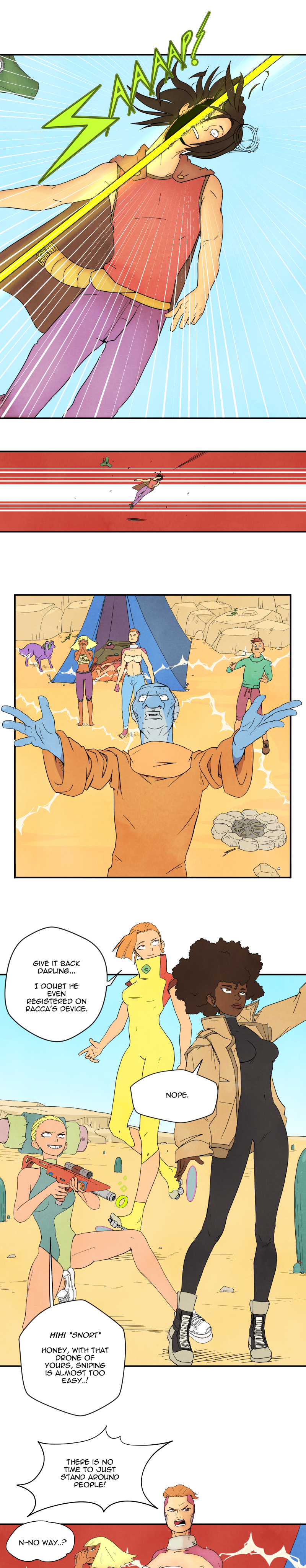 Scatter Space Part 9, comic section 9 of 22.
