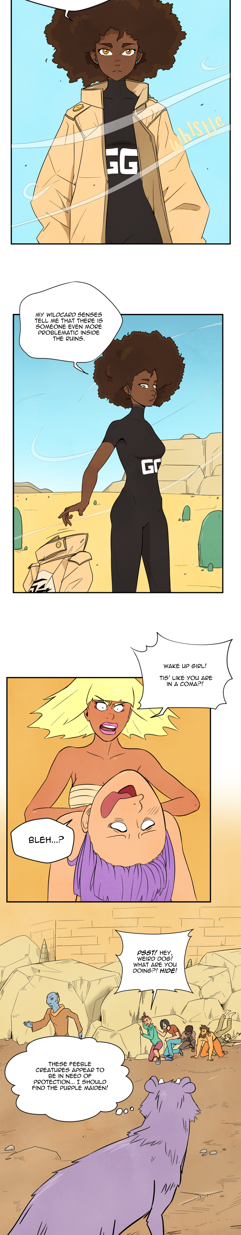 Scatter Space Part 9, comic section 15 of 22.