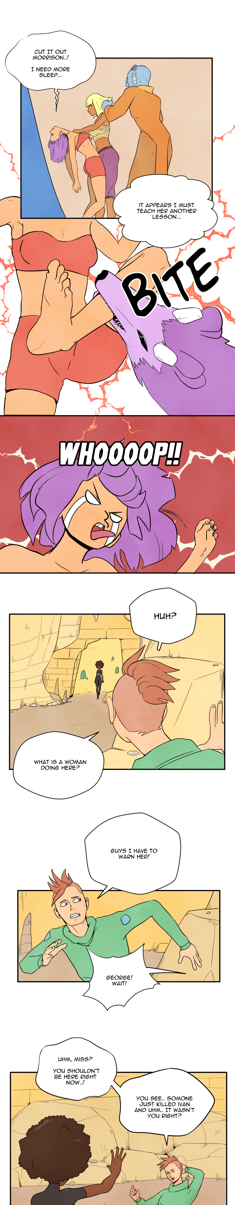 Scatter Space Part 9, comic section 19 of 22.
