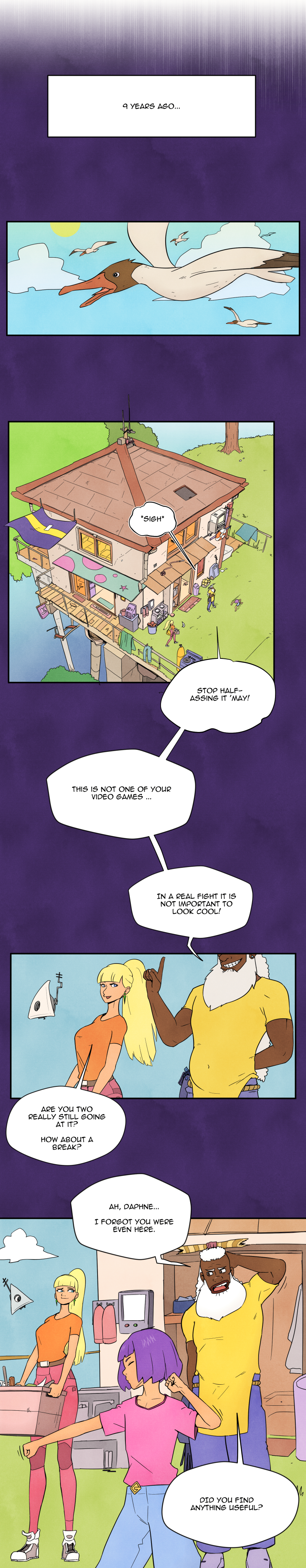 Scatter Space Part 10, comic section 6 of 25.