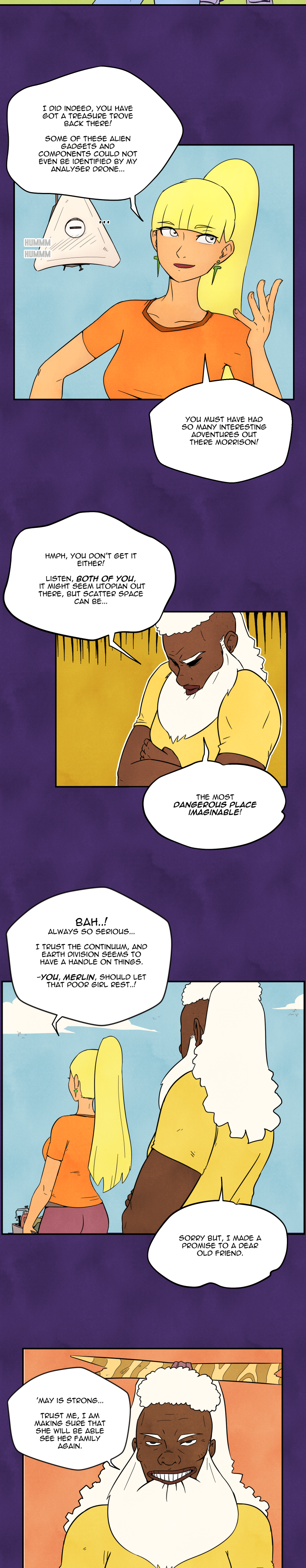 Scatter Space Part 10, comic section 7 of 25.