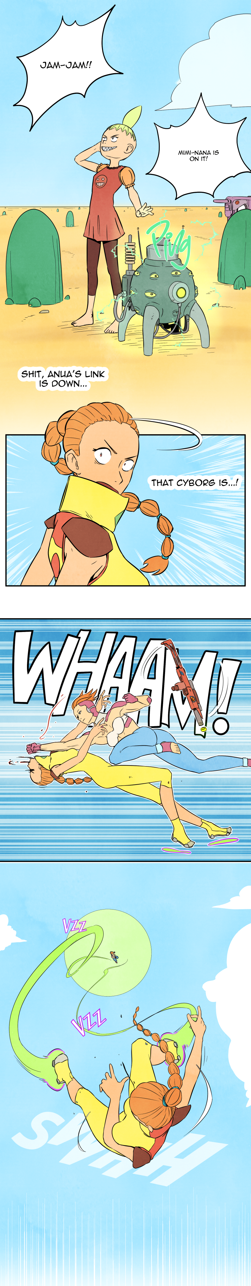 Scatter Space Part 10, comic section 15 of 25.