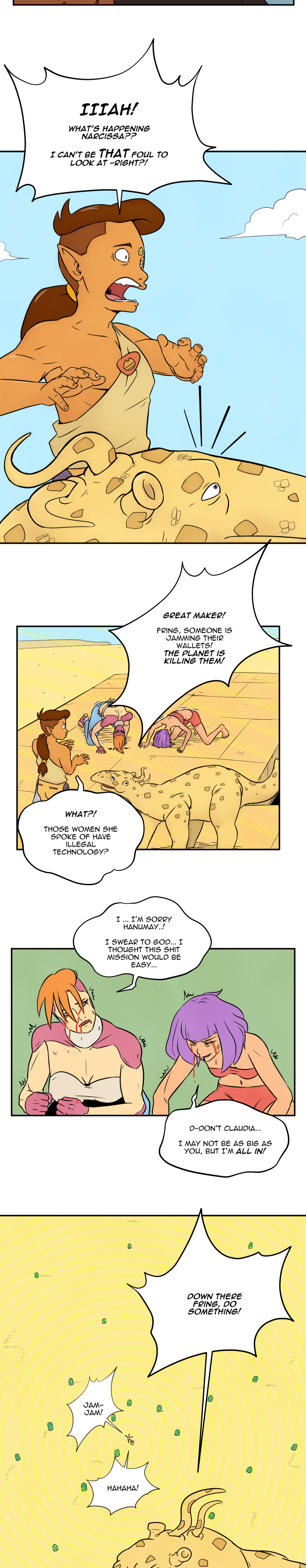 Scatter Space Part 10, comic section 21 of 25.