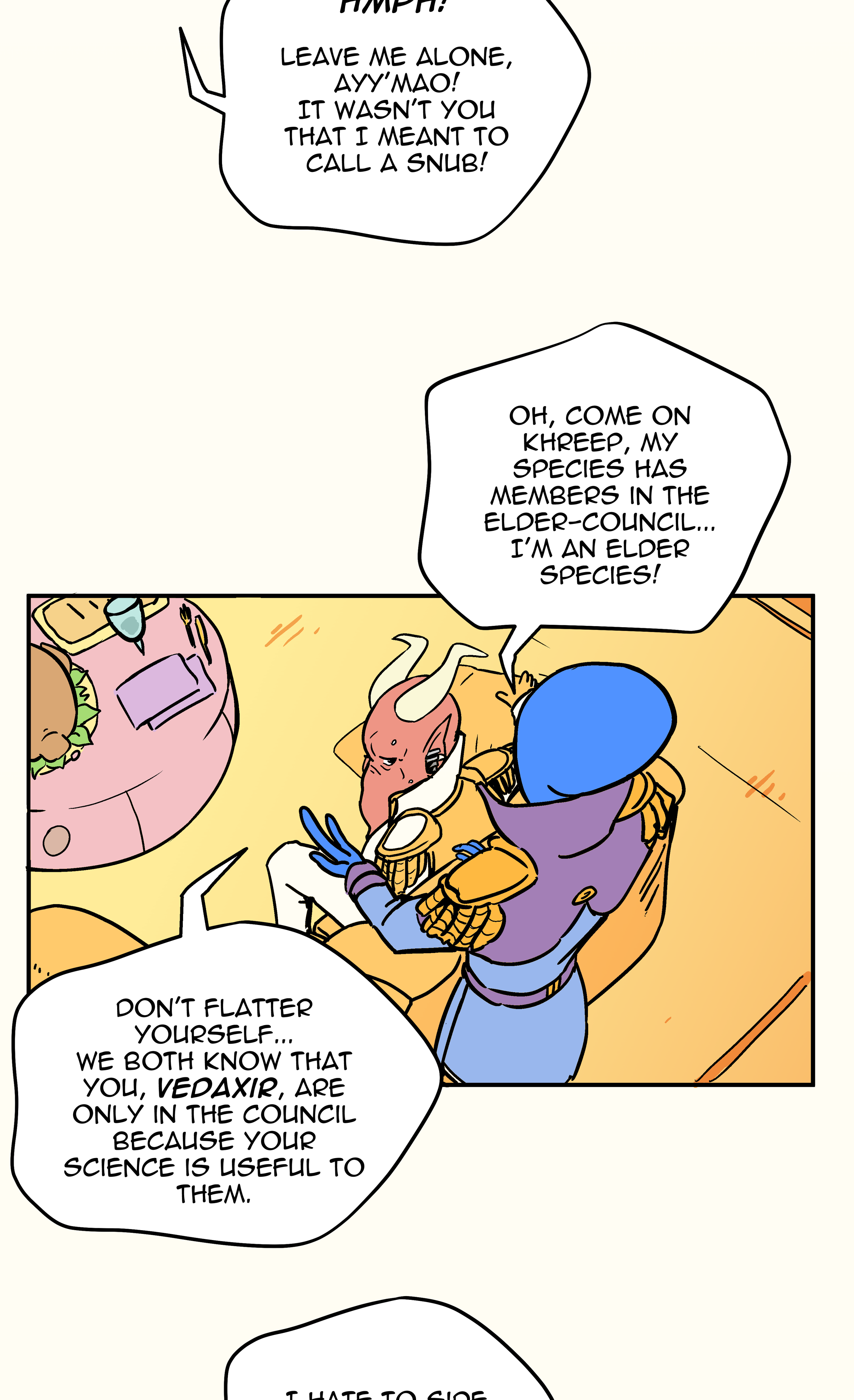 Scatter Space Part 11, comic section 6 of 53.
