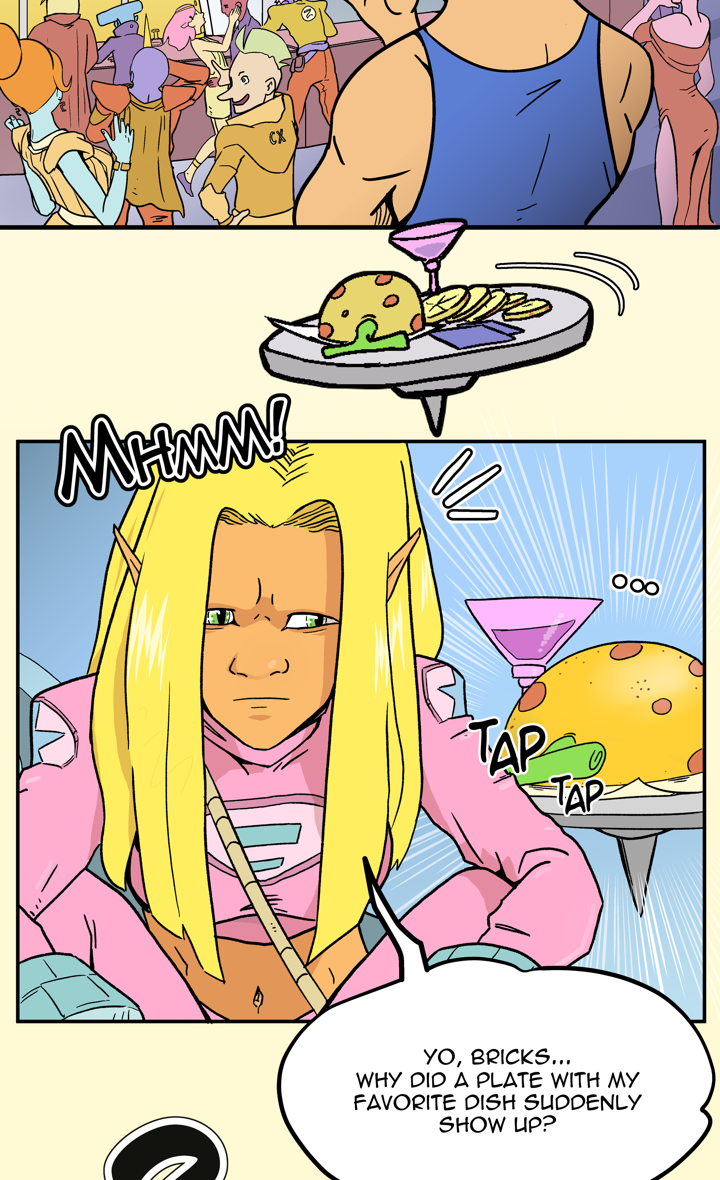 Scatter Space Part 11, comic section 14 of 53.