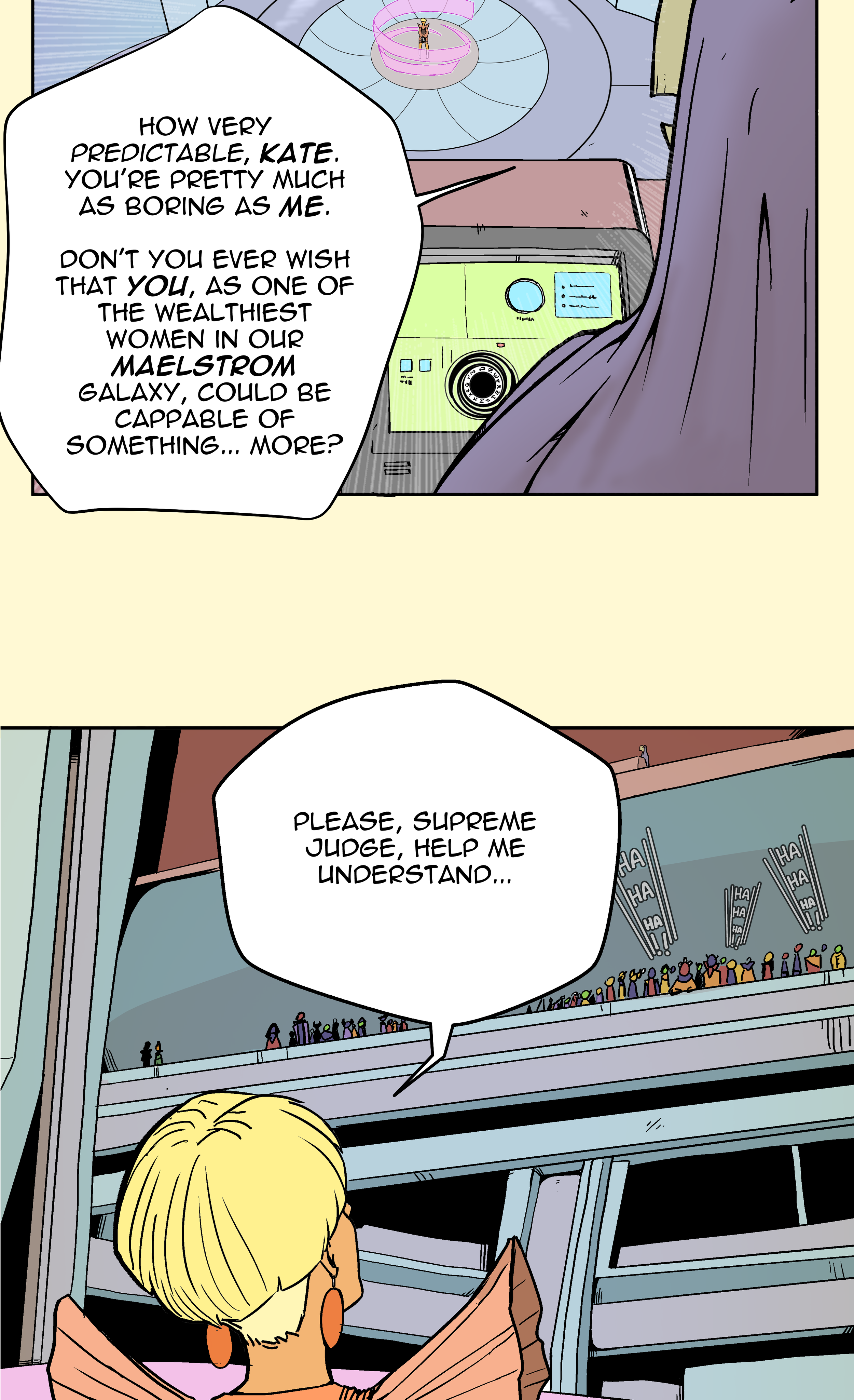 Scatter Space Part 11, comic section 34 of 53.