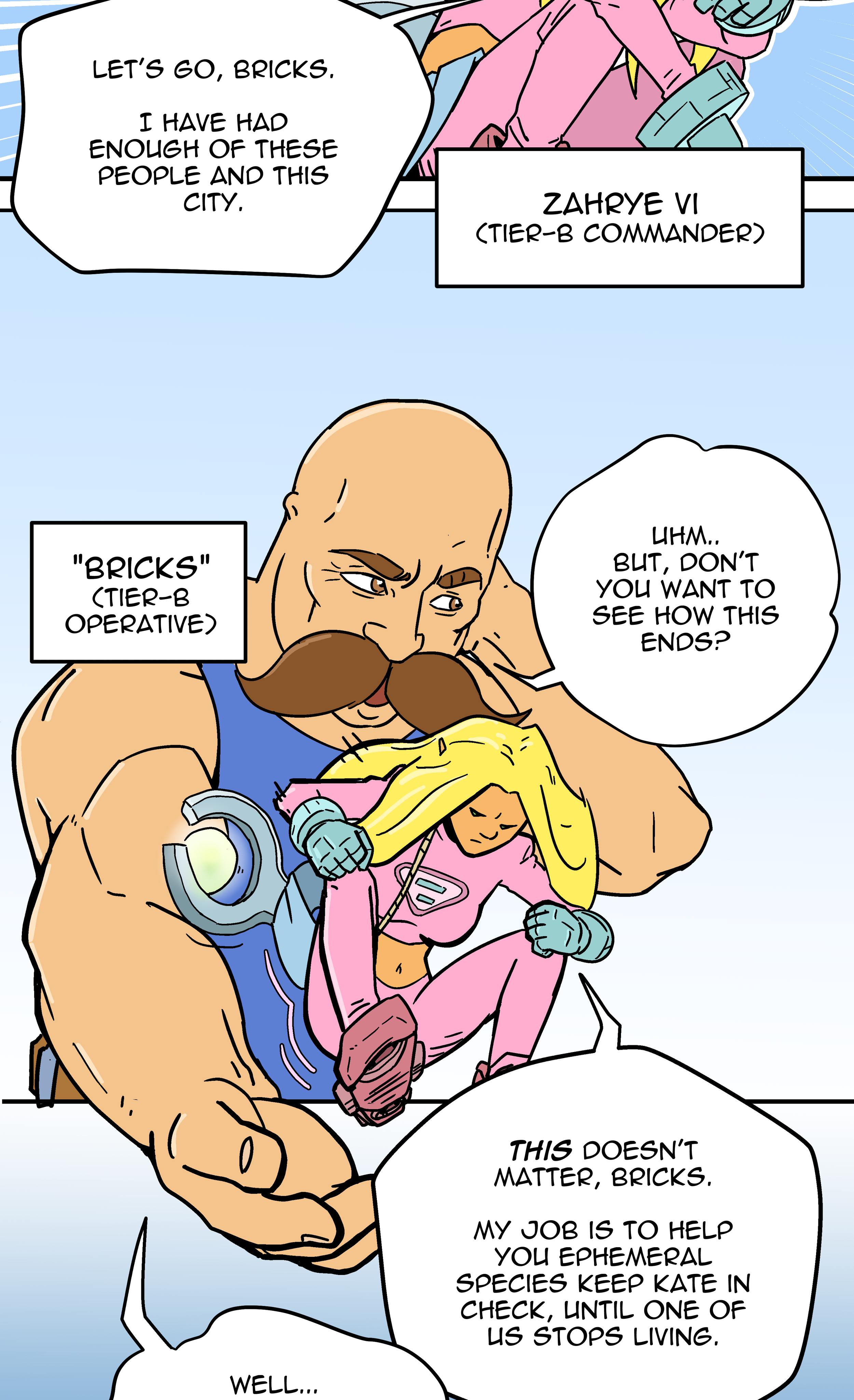 Scatter Space Part 11, comic section 37 of 53.