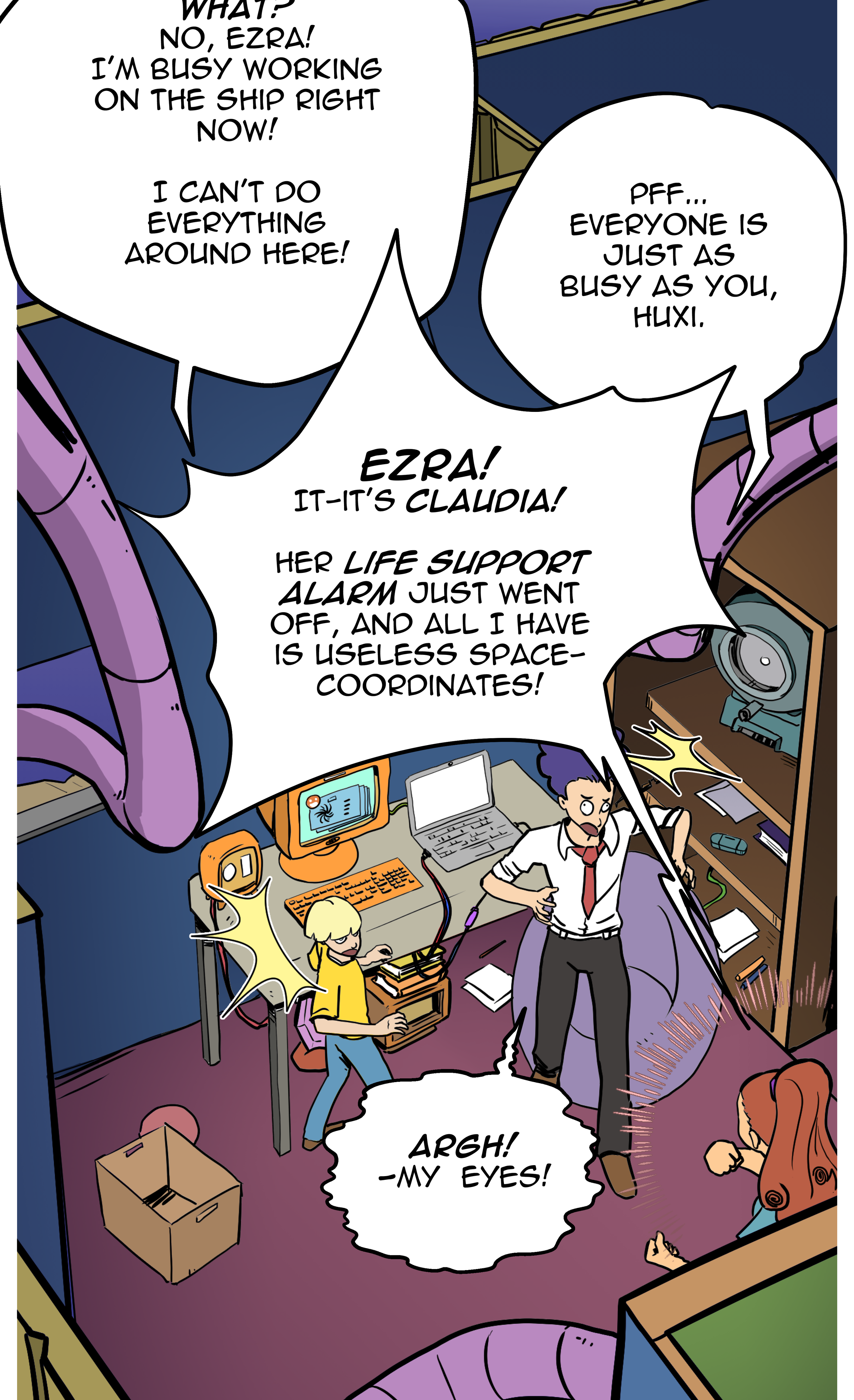 Scatter Space Part 11, comic section 41 of 53.
